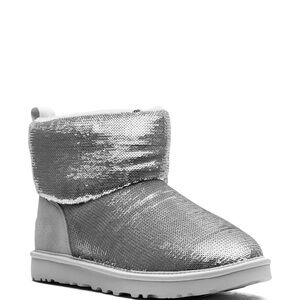 UGG CLASSIC MINI MIRROR BALL BOOTS 9